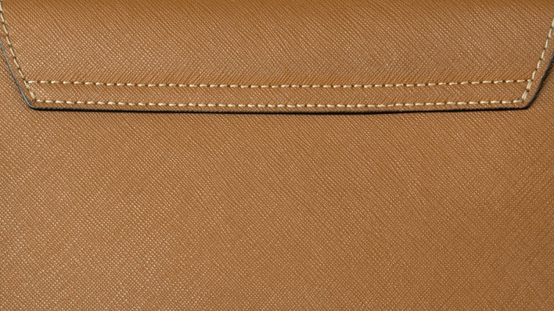 tracee saffiano leather moccasin