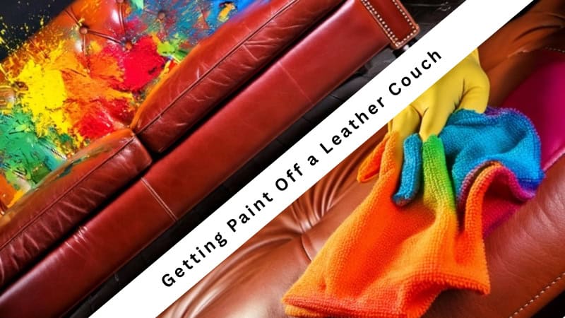 How to Get Paint Off a Leather Couch Without Ruining It | Leather Advice