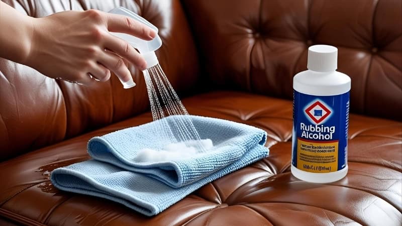 Leather disinfectant spray