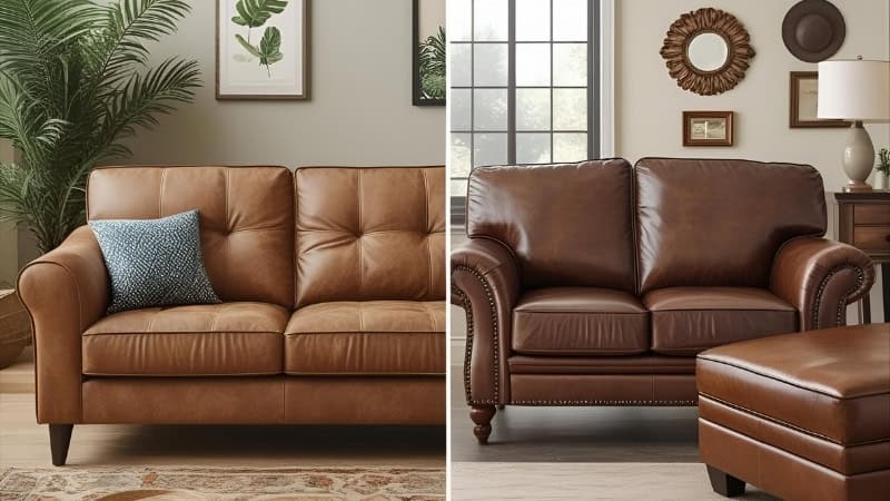 disinfecting faux leather couch vs real leather couch