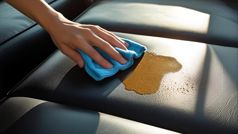 how to wash faux leather sofa