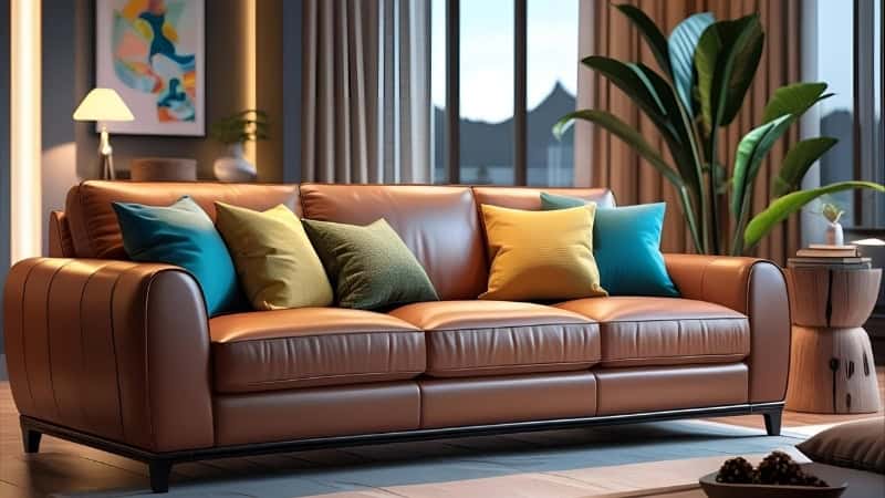 what is bicast leather sofa
