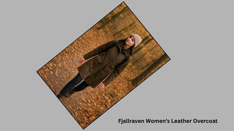 Fjallraven Women’s Leather-Trimmed Overcoat