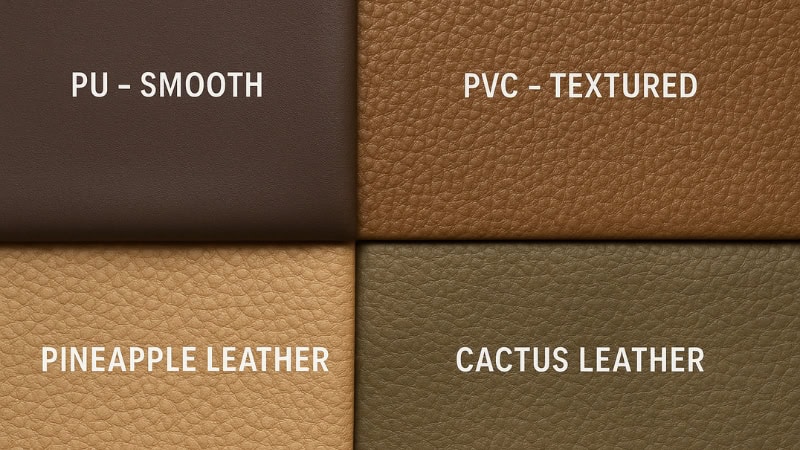 different types of faux leather for jumpsuit