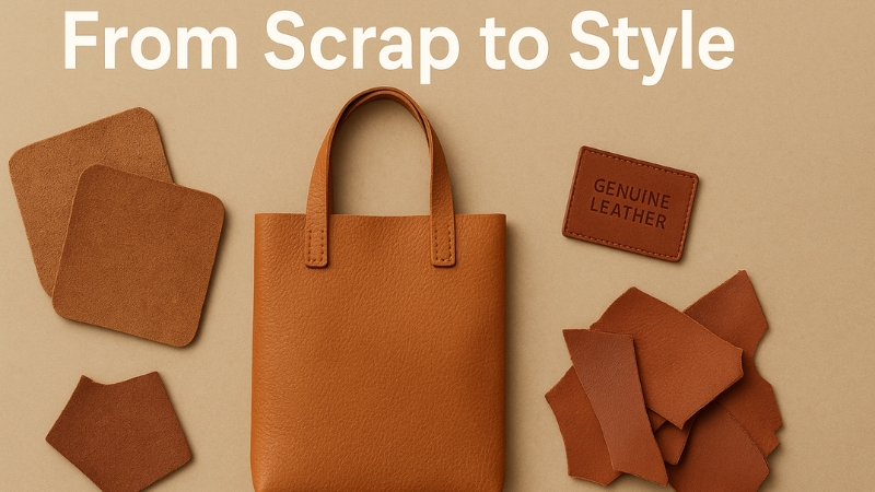 split leather crafting & reuse