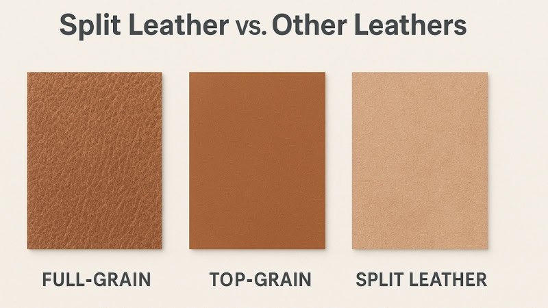 split leather vs other leathers