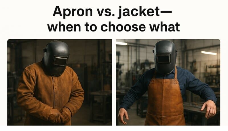 welders jacket vs apron