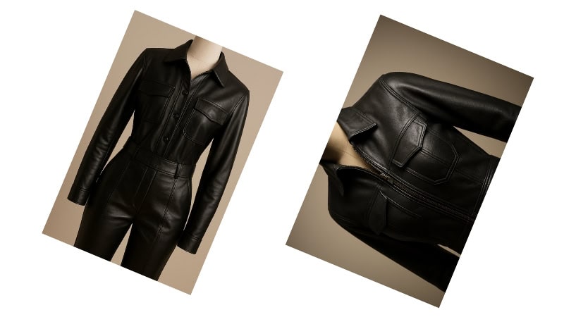 what is leather jumpsuit