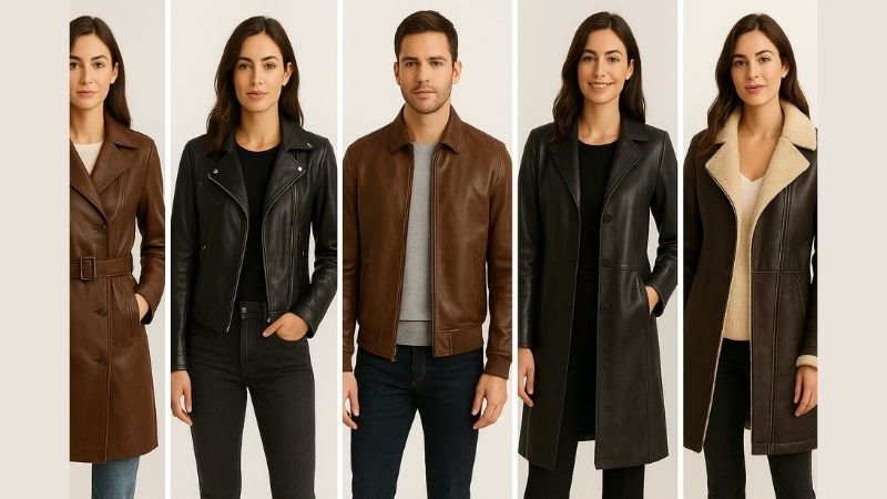Styles of Designer Leather Coats