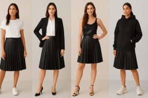 how to style leather skirt