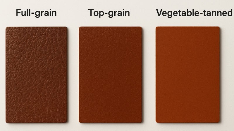 leather types for homemade wallet