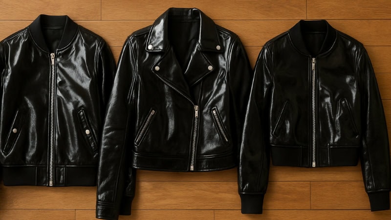 patent leather features