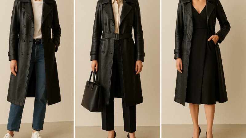 styling zara leather trench coats