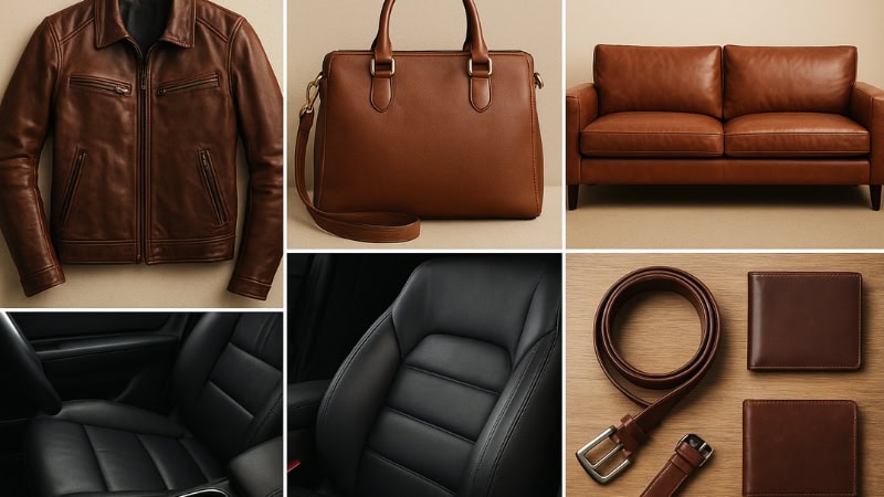common usage of leather fabric
