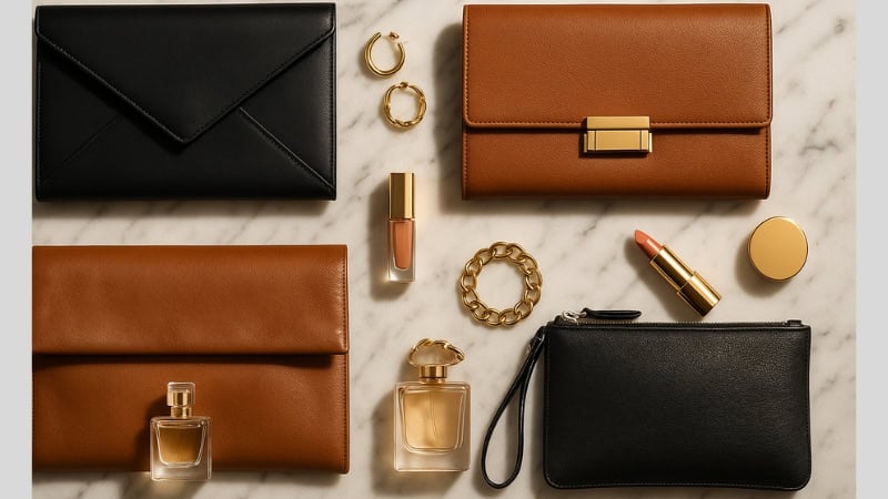 leather clutch evolution