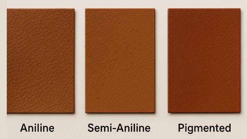 Full Aniline vs Semi-Aniline vs Pigmented Leather