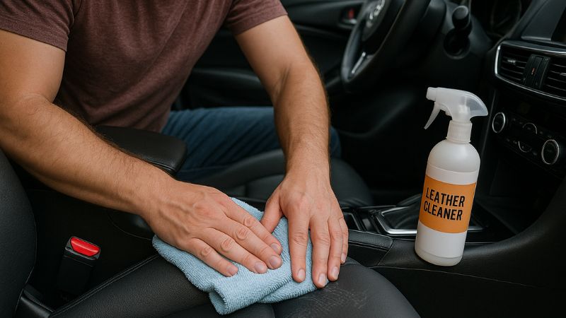 cleaning car seats