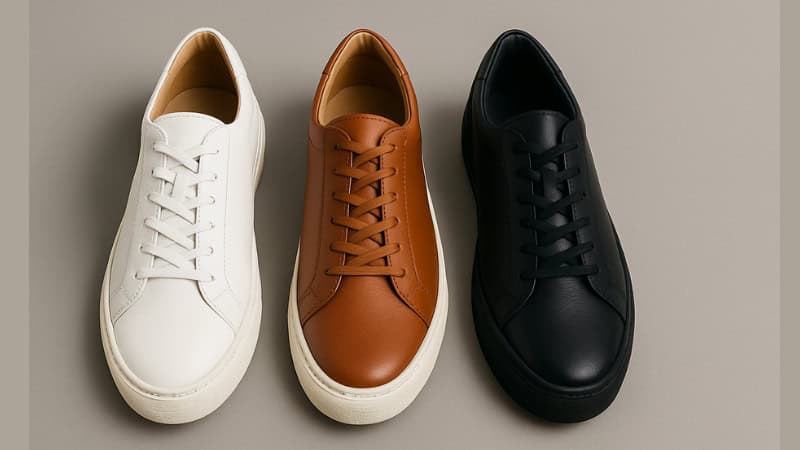 leather trainers a wardrobe staple