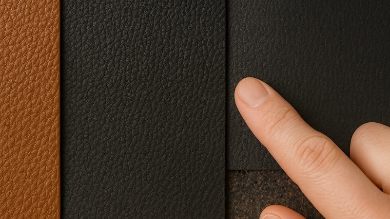 determining the type of leather