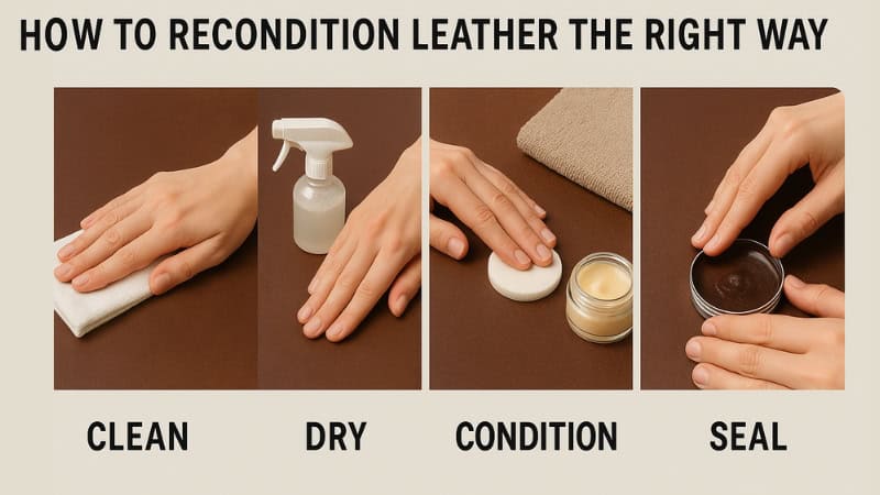 reconditioning leather the right way