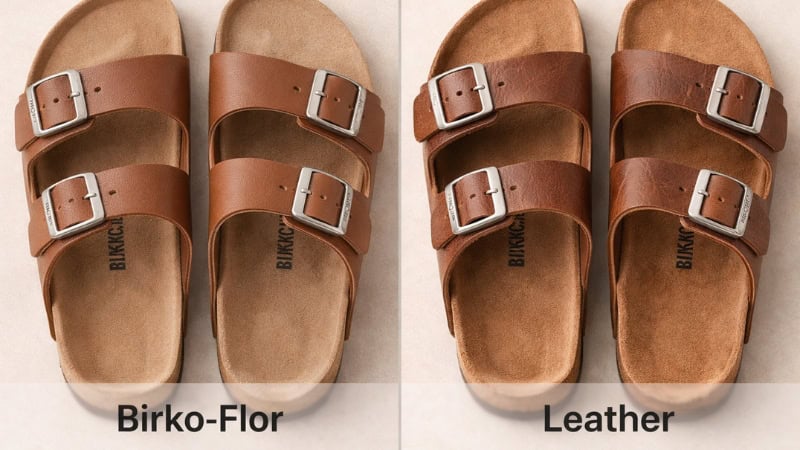 leather and birko flor features compared