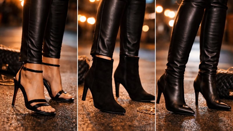 shoes to wear with leather pants for a night out