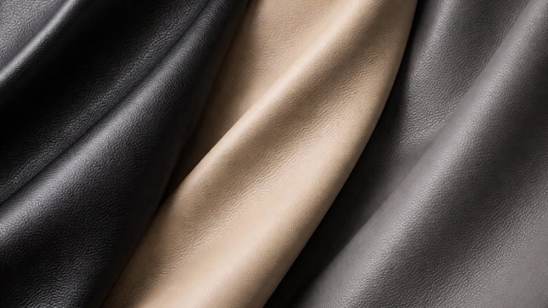matte leather texture neutral tones