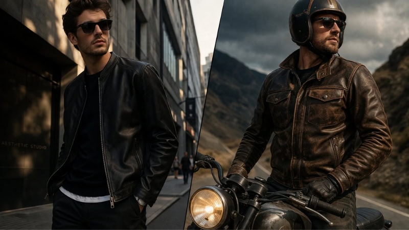 Modern Leather Jackets combining Versatility and Innovation