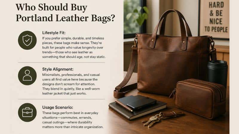 Who should buy portland leather bags?