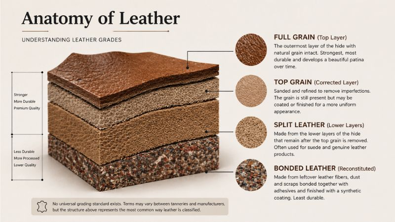 the anatomy of leather