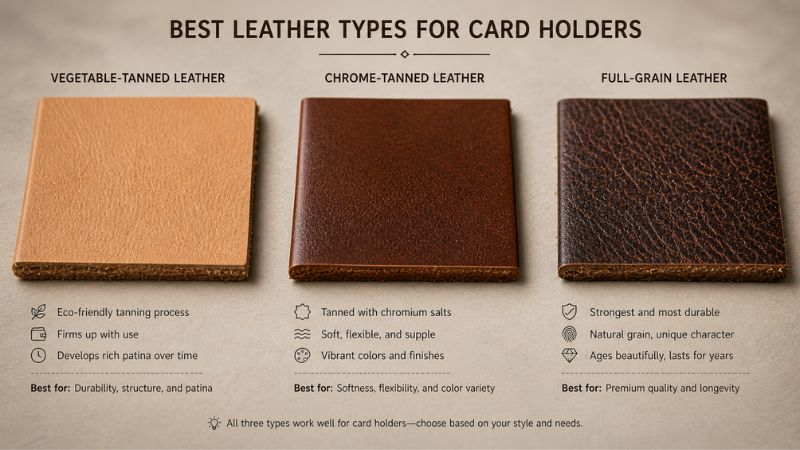 best-leather-types-card-holder-comparison