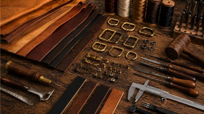 choosing-leather-thickness-and-hardware