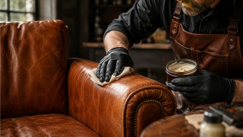 conditioning-leather-furniture-care