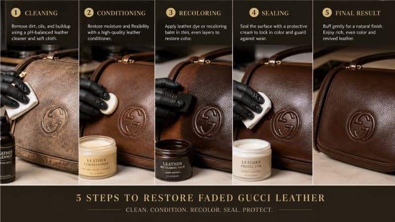 gucci-leather-restoration-steps-clean-condition-dye-seal