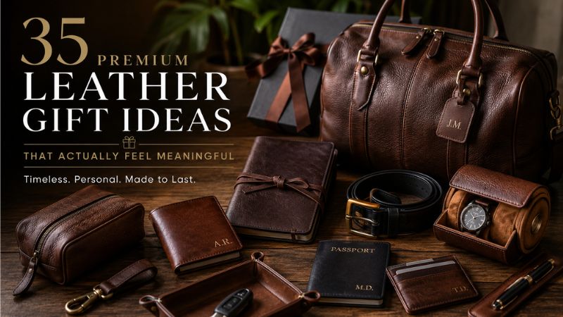 35 Premium Leather Gift Ideas That Actually Feel Meaningful | Leather ...