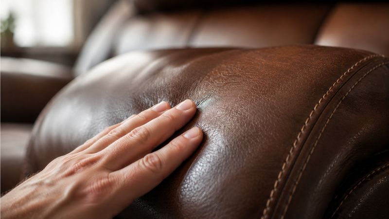 identifying-genuine-leather-recliner
