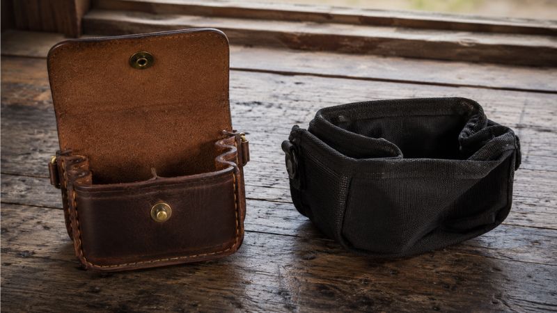 leather-vs-nylon-shell-pouch-material-comparison