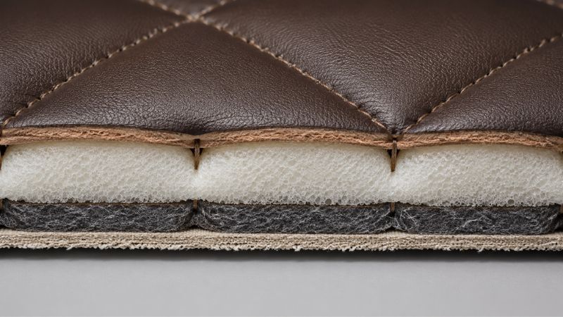 quilted-leather-layer-construction