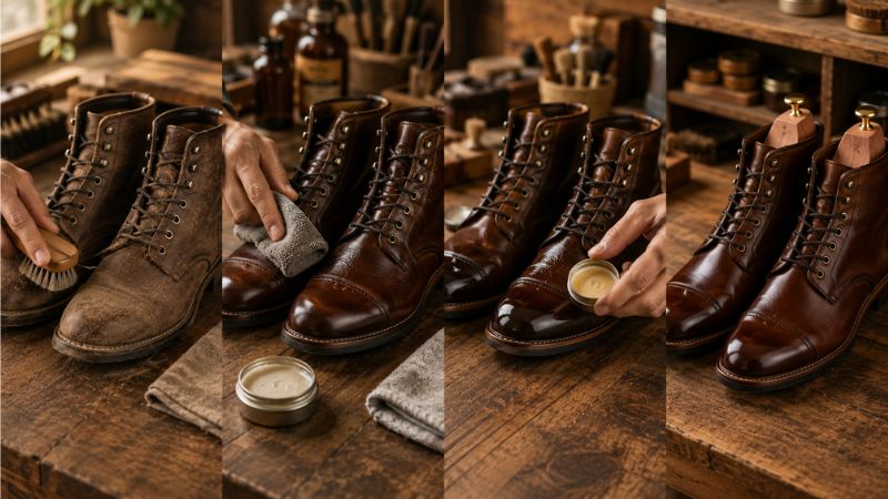 leather-boot-care-method
