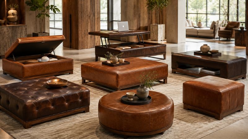 leather-coffee-table-types-comparison