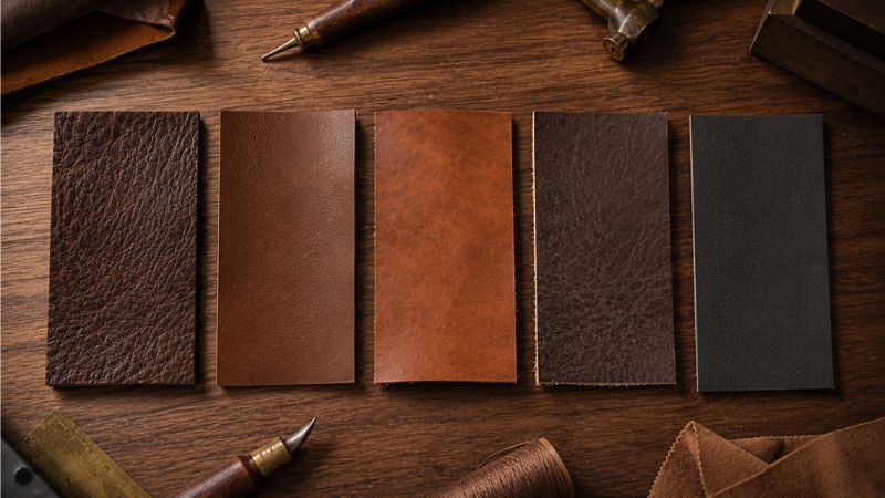leather-types-for-desk-blotters-comparison