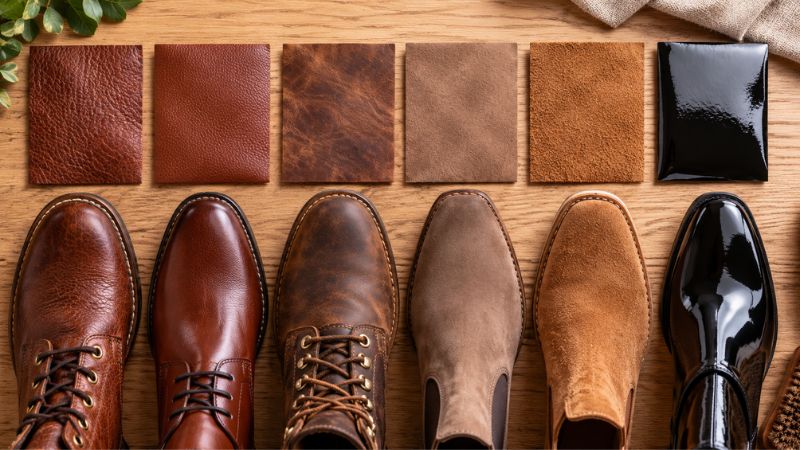 types-of-leather-for-boots