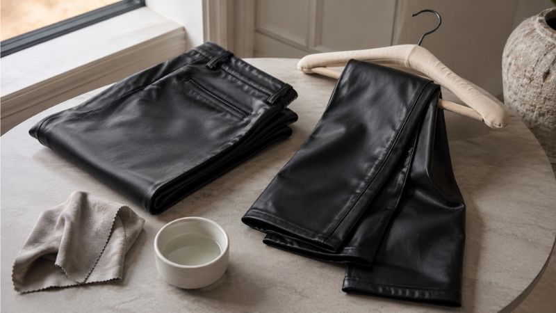 faux-leather-pants-care-cleaning